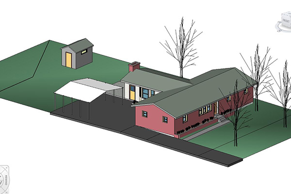 Kentucky House 3D CAD